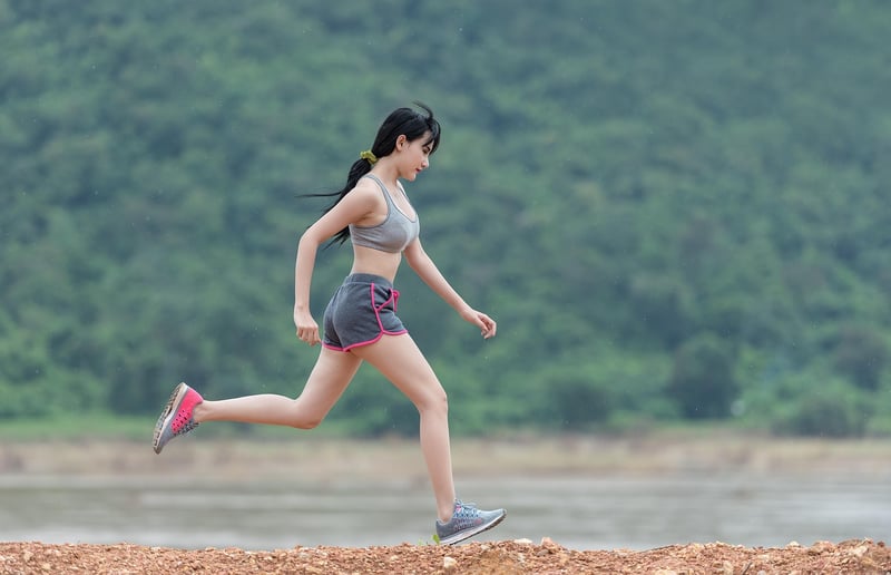 Fitness woman training